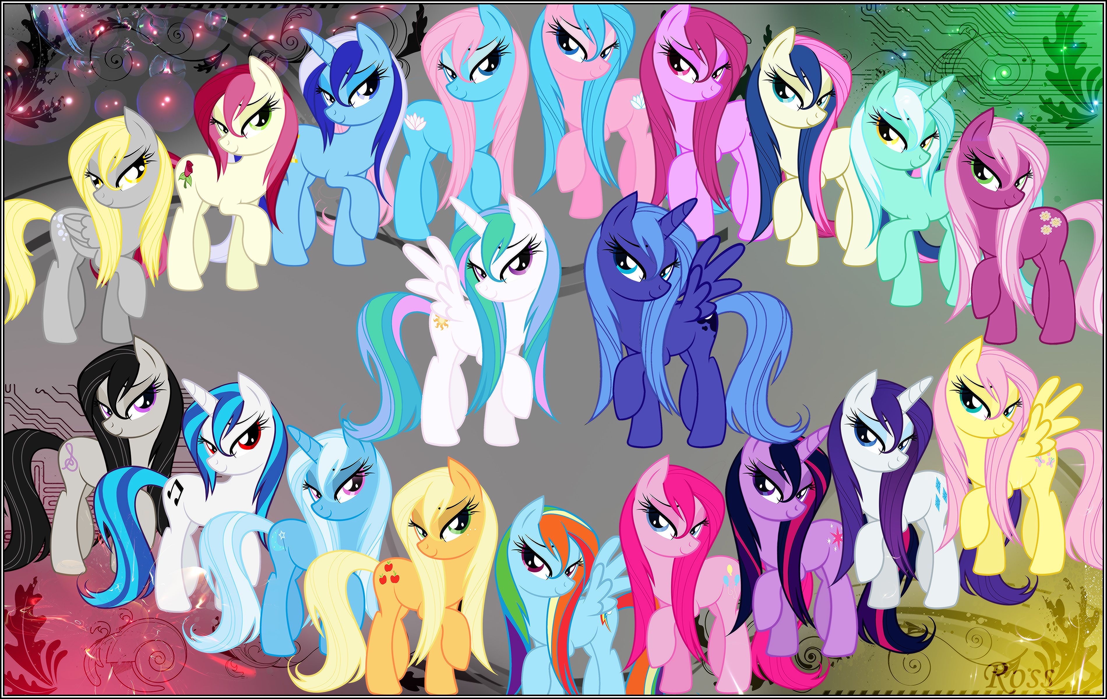Group of Pinkamena Wallpaper By Themagicoffriendship