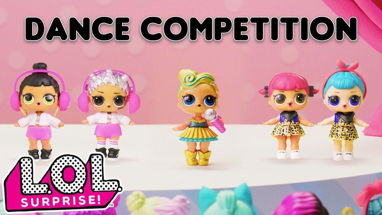 LOL Surprise!. Stop Motion Dance Competition Cartoon. Baby Doll Surprise Toys