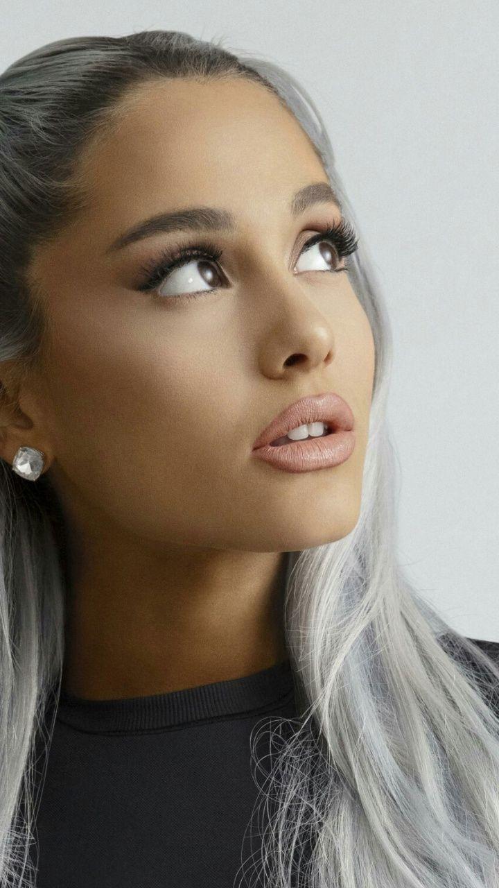 Ariana Grande, white colored hair, Reebok, photohoot, 2018