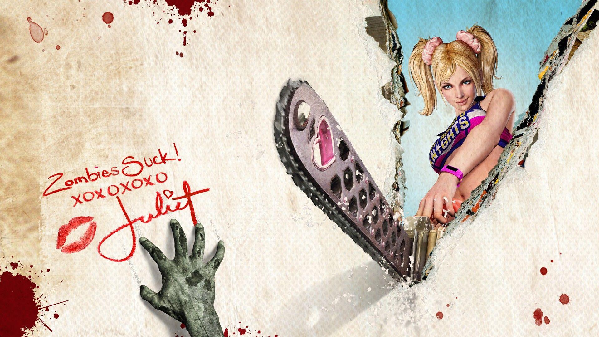 hacking, Slash, Lollipop Chainsaw wallpaper