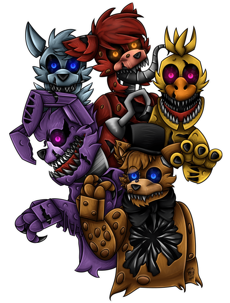 The Twisted Ones by Infanio. FNaF. Five night, Five