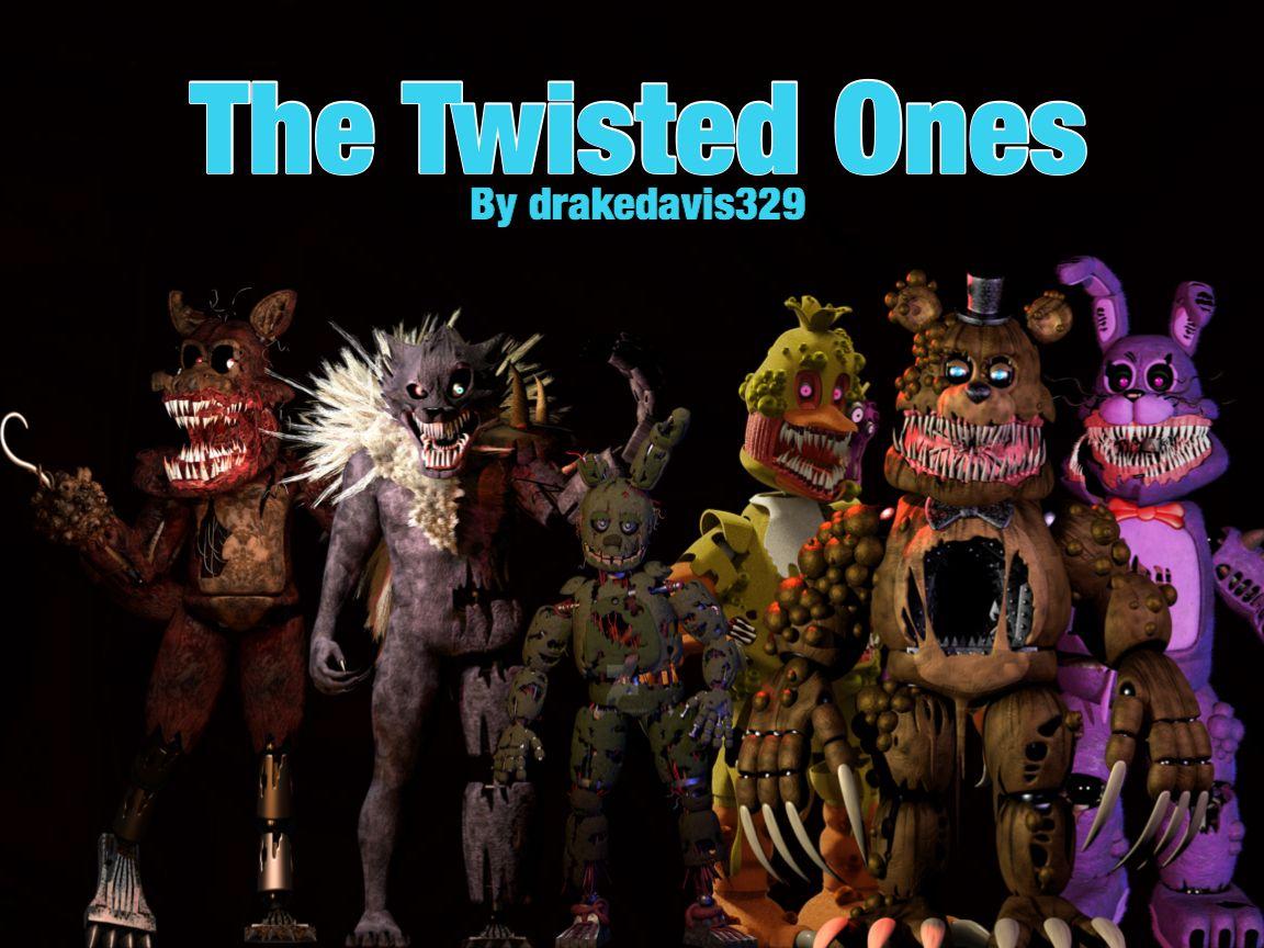 The twisted ones edit by me. What I made. FNAF, Novels, How to make