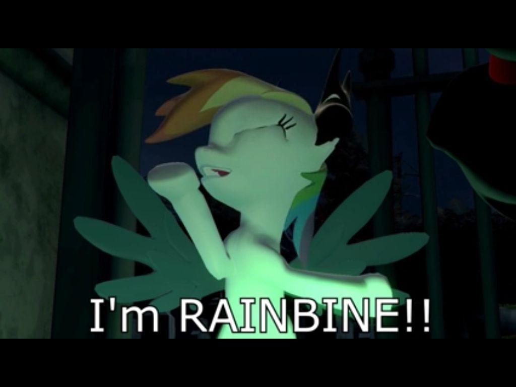 Rainbine. elements of insanity. Rainbow dash, MLP and Pony