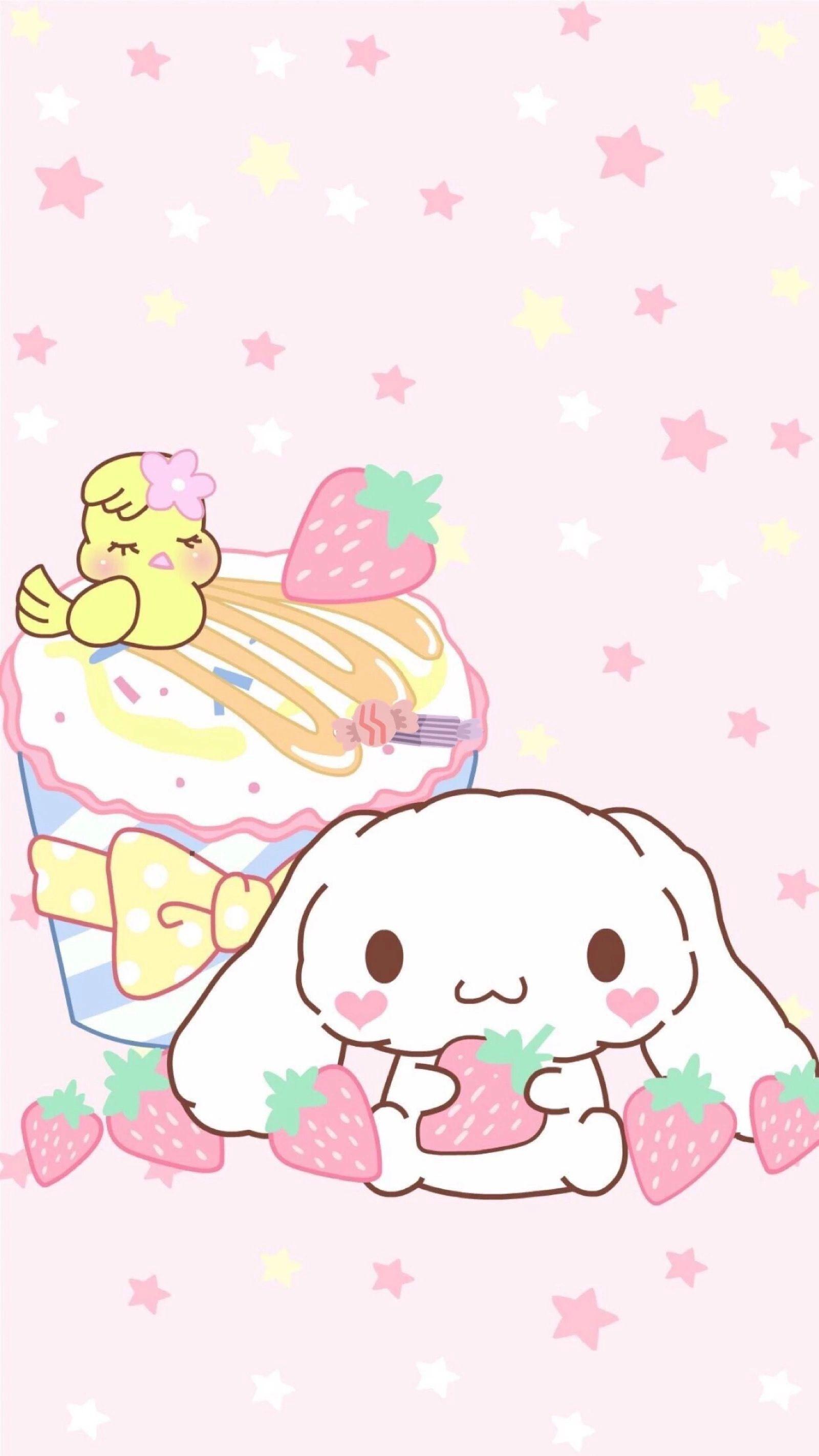 Download Kawaii Cute Girly Strawberry Milk Wallpaper  Wallpaperscom