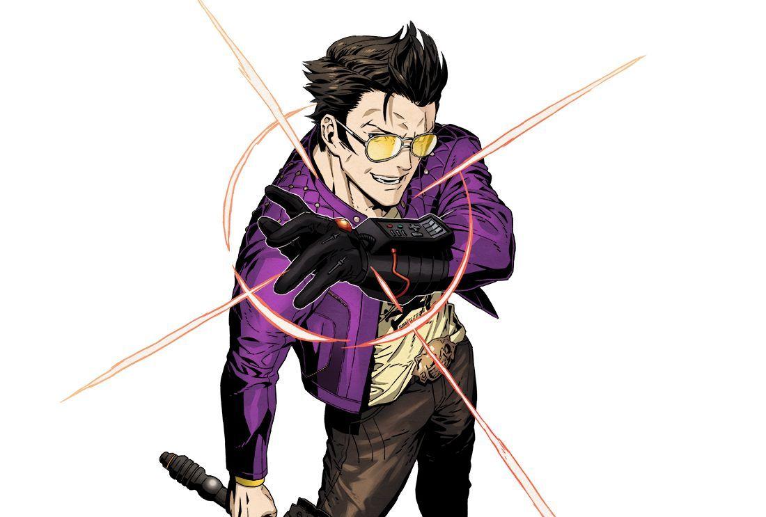In Travis Strikes Again: No More Heroes our main man gets sucked