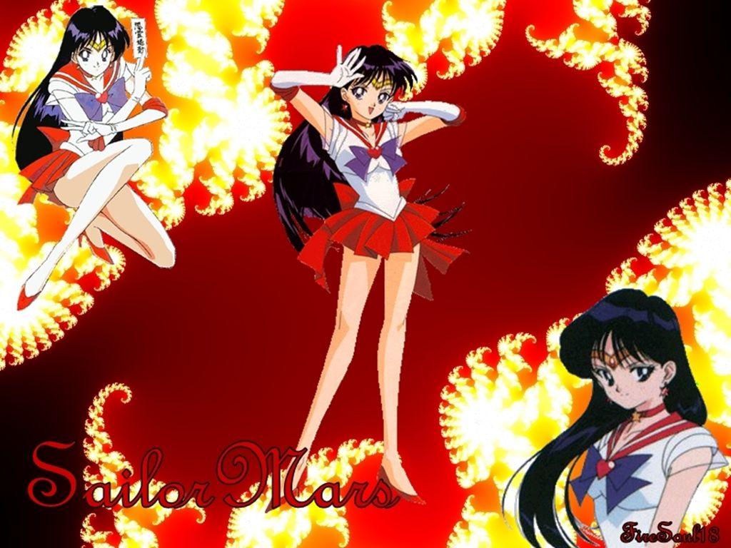 Sailor Moon image Sailor Mars HD wallpaper and background photo