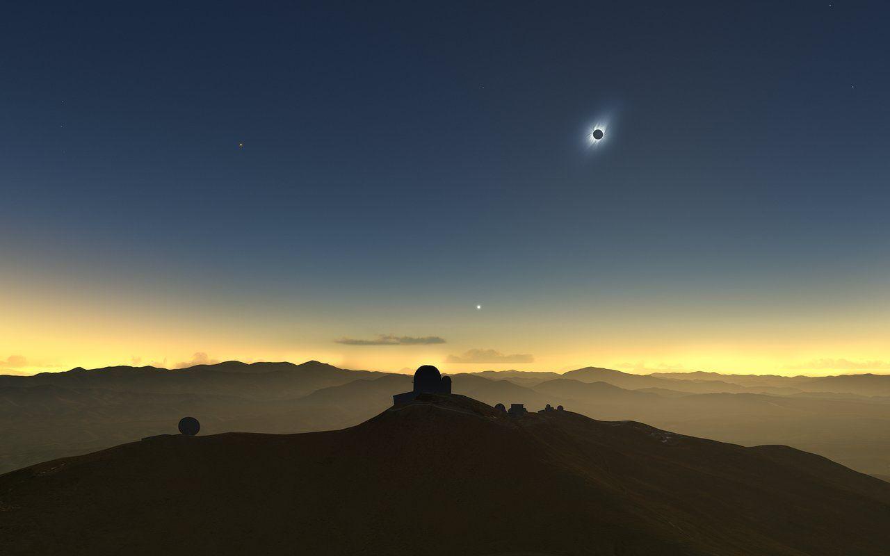 Total Solar Eclipse Event at ESO's La Silla Observatory