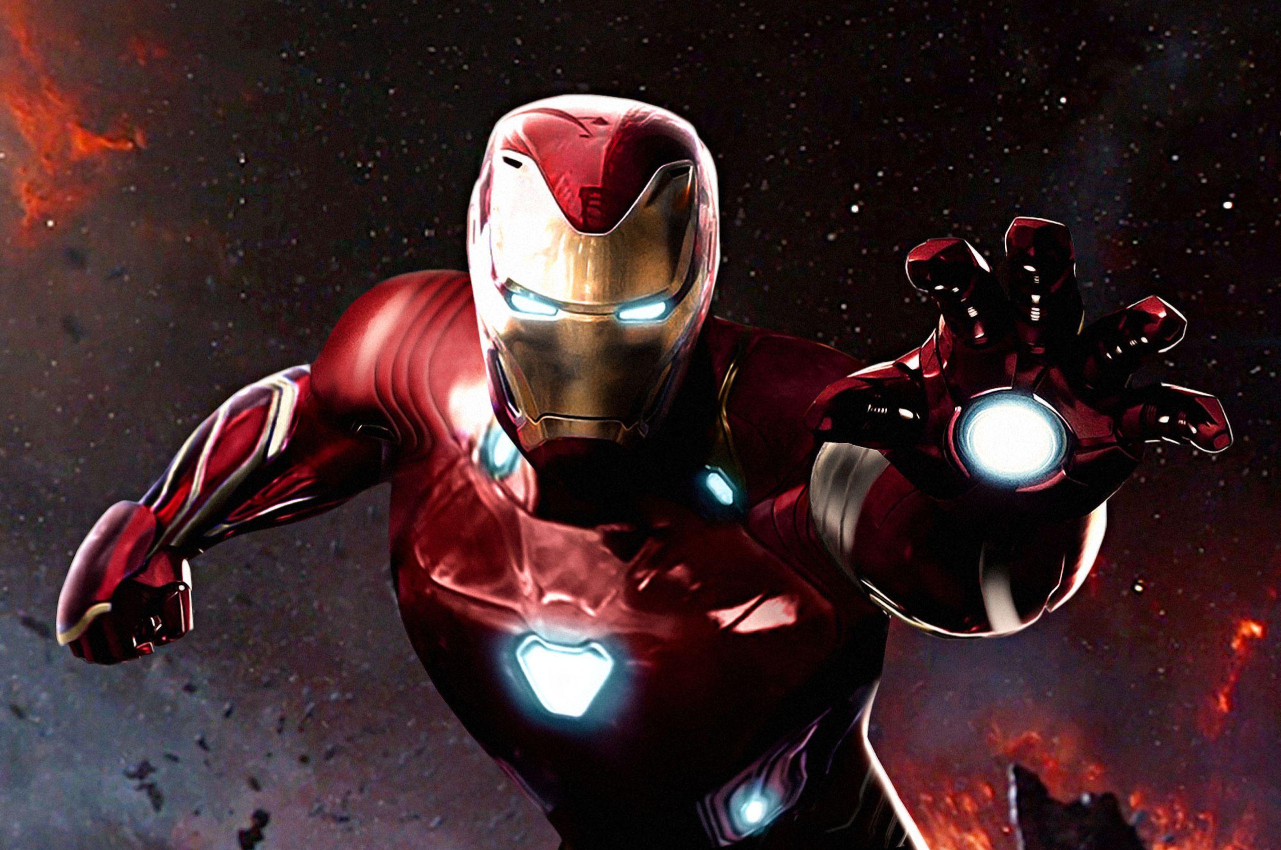 Iron Man Suit In Avengers Infinity War Chromebook Pixel HD