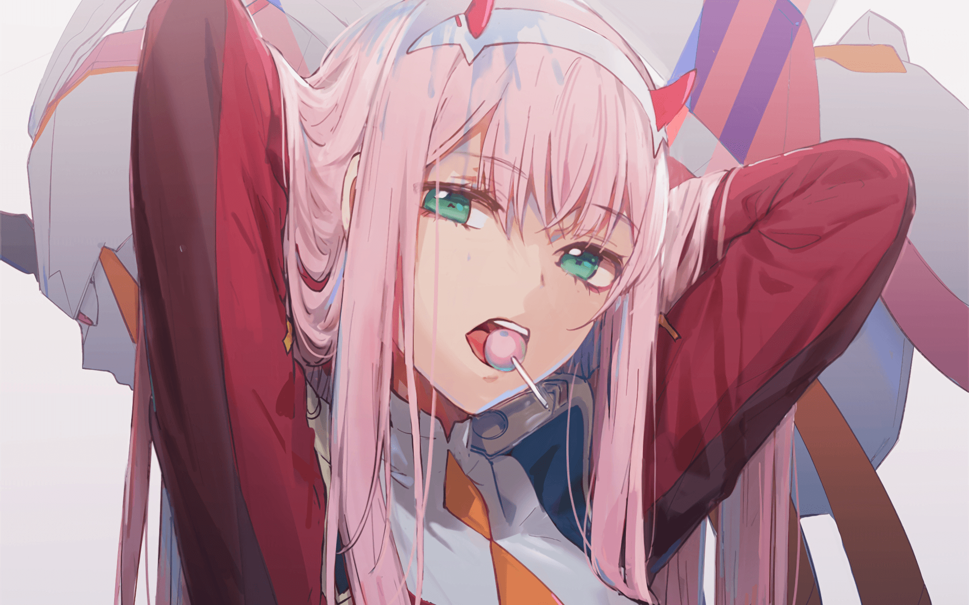 Zero Two (Darling in the FranXX) HD Wallpaper and Background Image