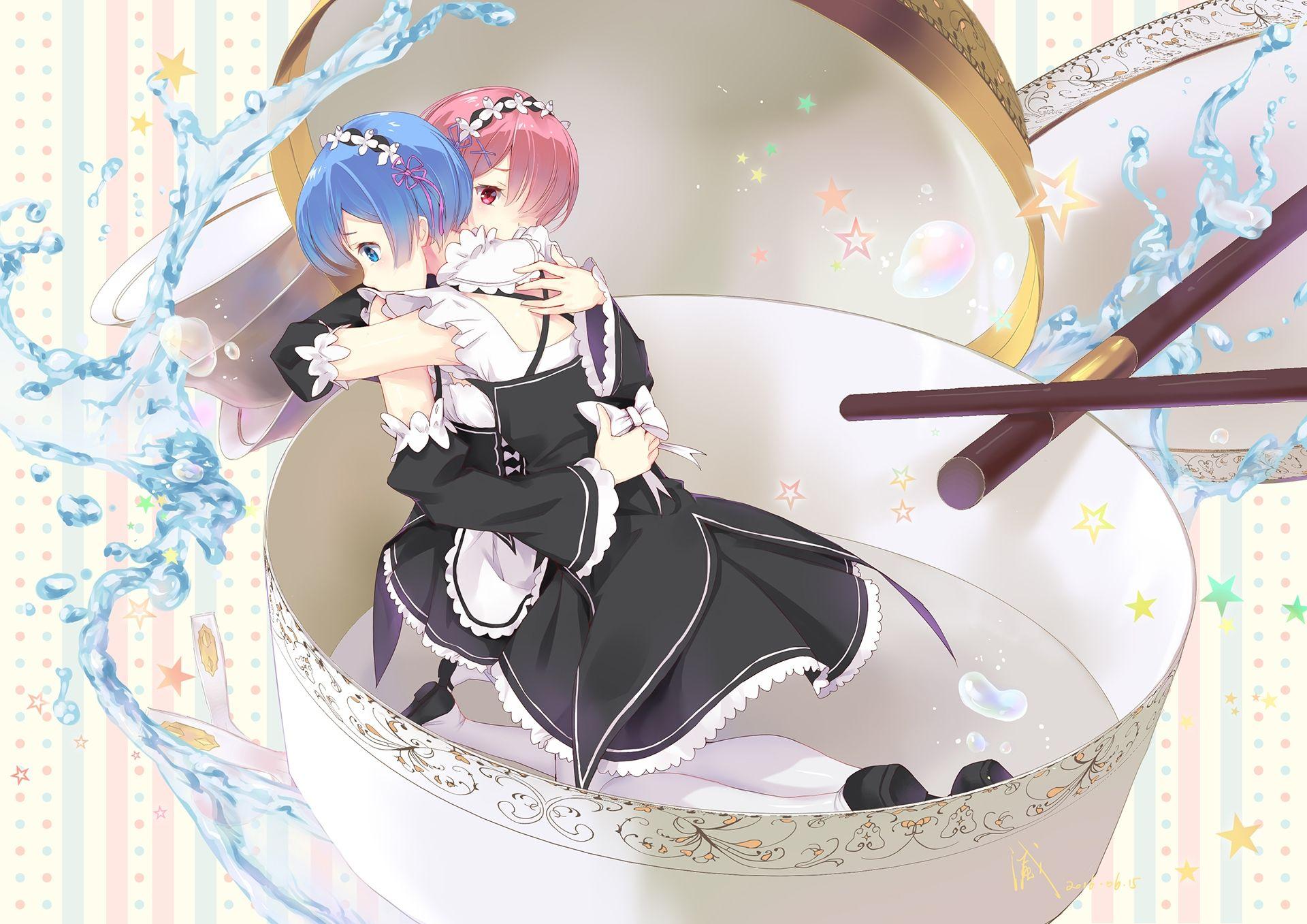 Download 1920x1357 Re:zero Starting Life In Another World, Ram, Rem