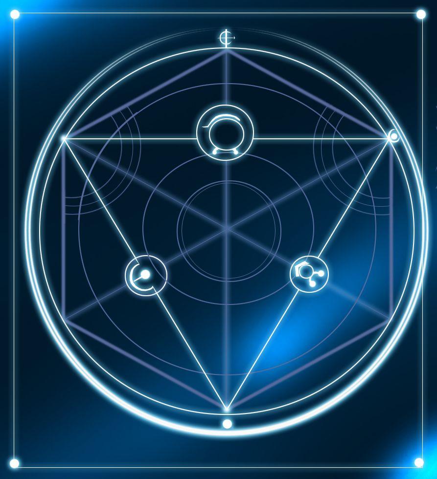 Alchemy Circle Wallpaper -#
