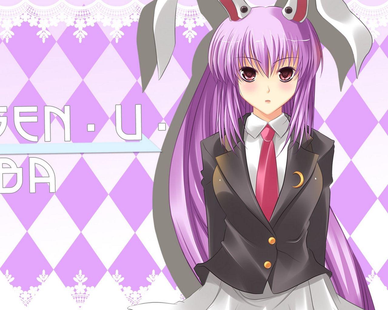 Download wallpaper 1280x1024 bunnygirl, reisen udongein inaba, girl