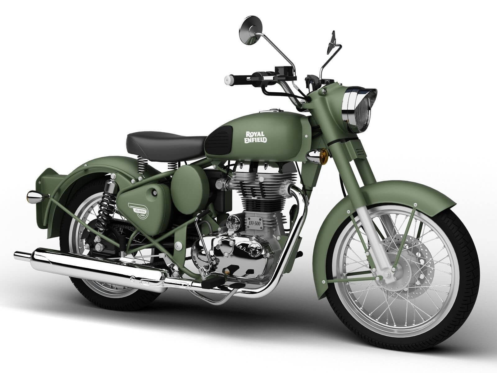Royal Enfield Classic Battle Green Price in India, Classic Battle