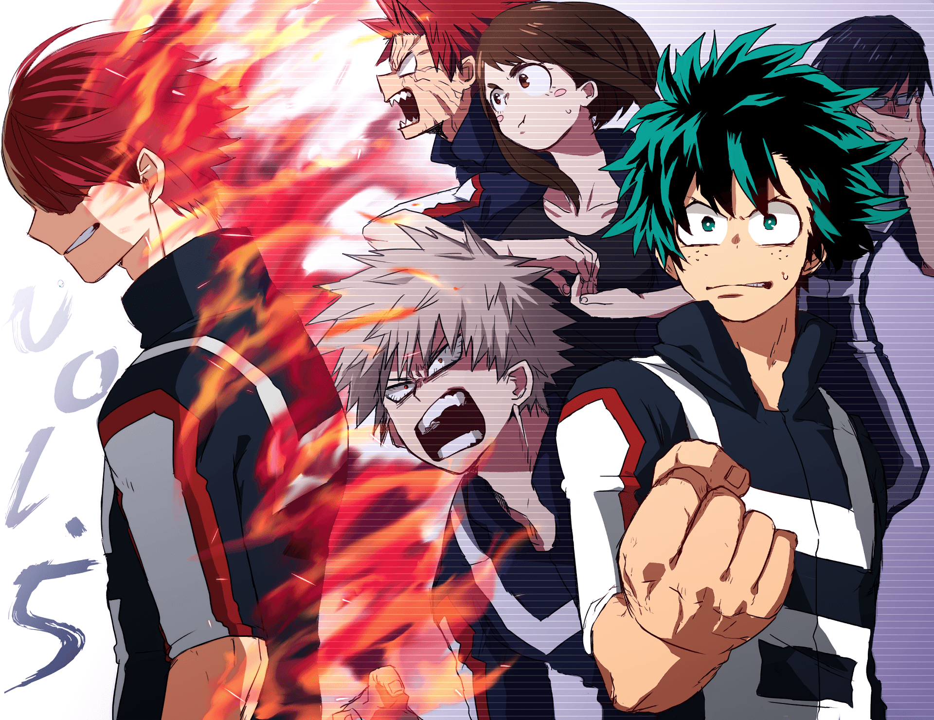 Featured image of post Shoto Todoroki And Deku Wallpaper : Just like their predecessors endeavor and all might, their rivalry goes beyond the classroom.