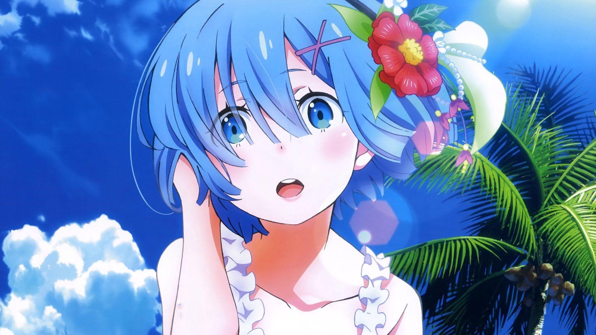 Elegant HD Anime Wallpaper 1080p Rem