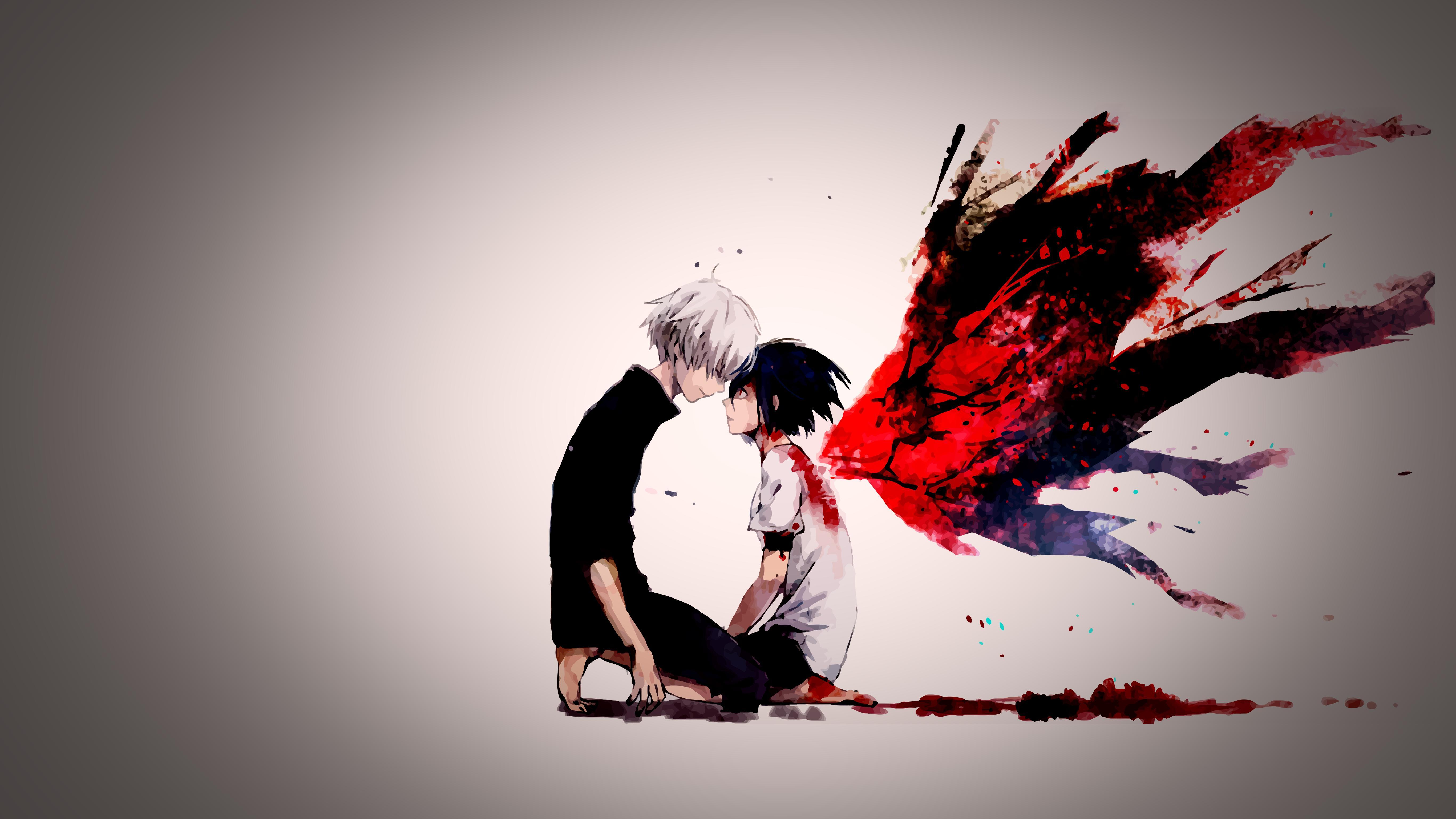 Kaneki X Touka Wallpaper 4K