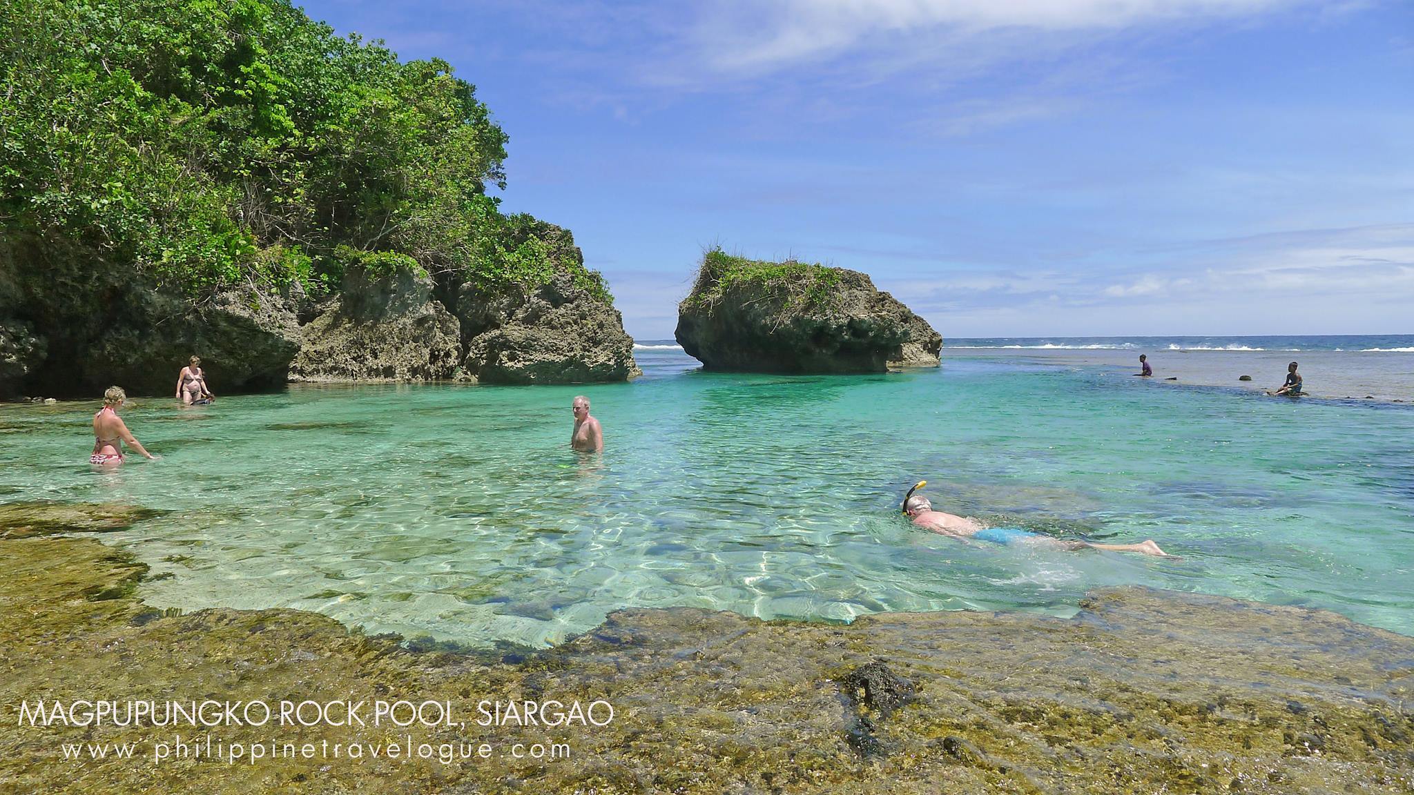 Magpupungko Beach and Tidal Pools in Siargao Island