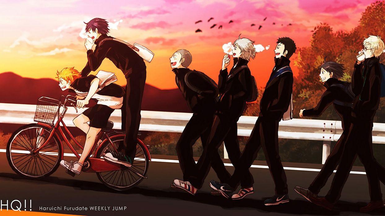 Bike Karasuno High Haikyuu Anime wallpaperx1080