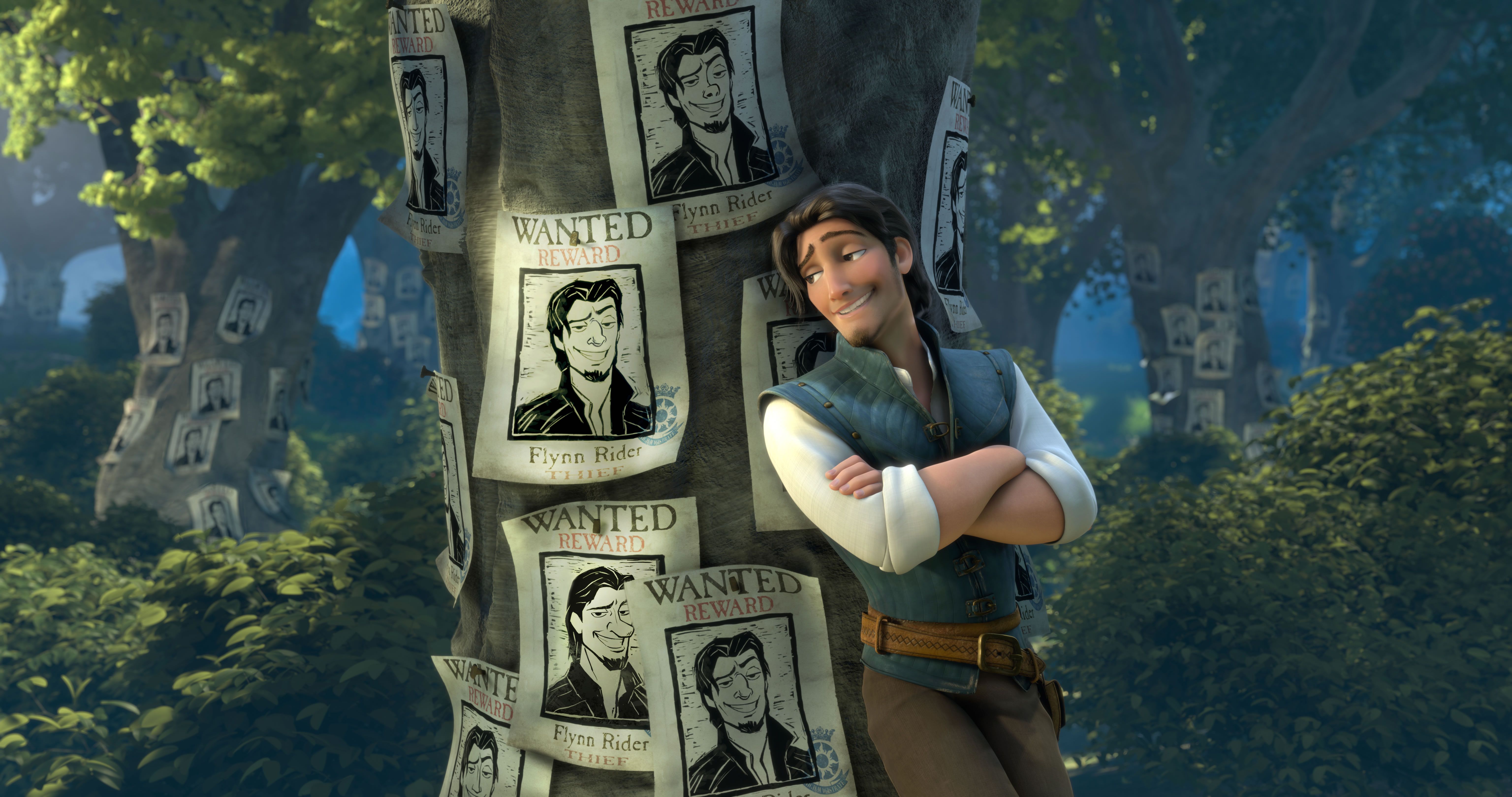 Flynn the Wanted from Disney's Movie Tangled Desktop Wallpaper