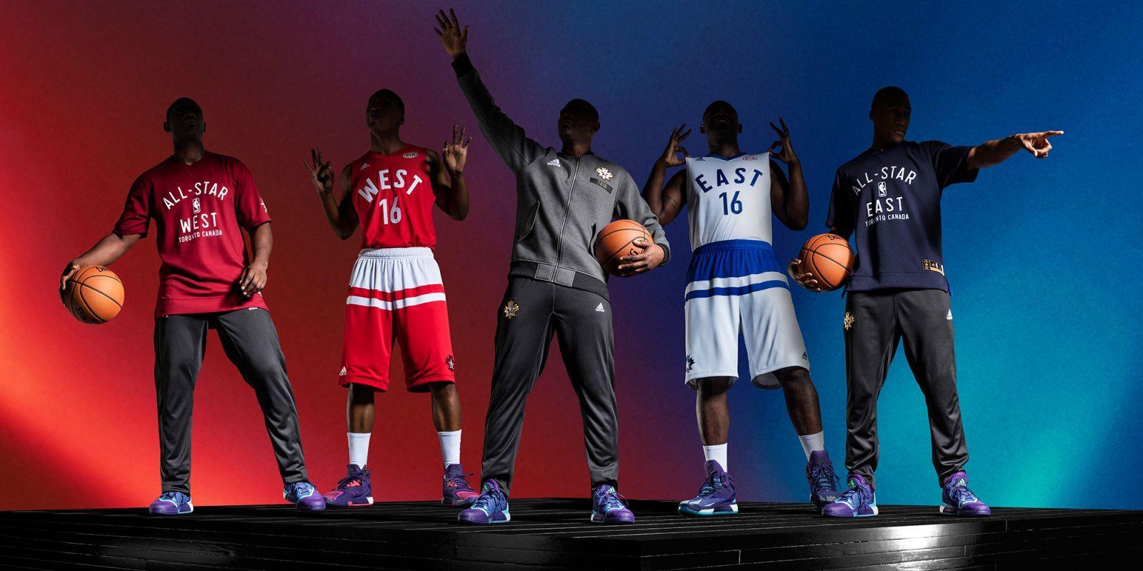 NBA 2016 All Star Uniforms Jerseys Toronto Bar Detroit
