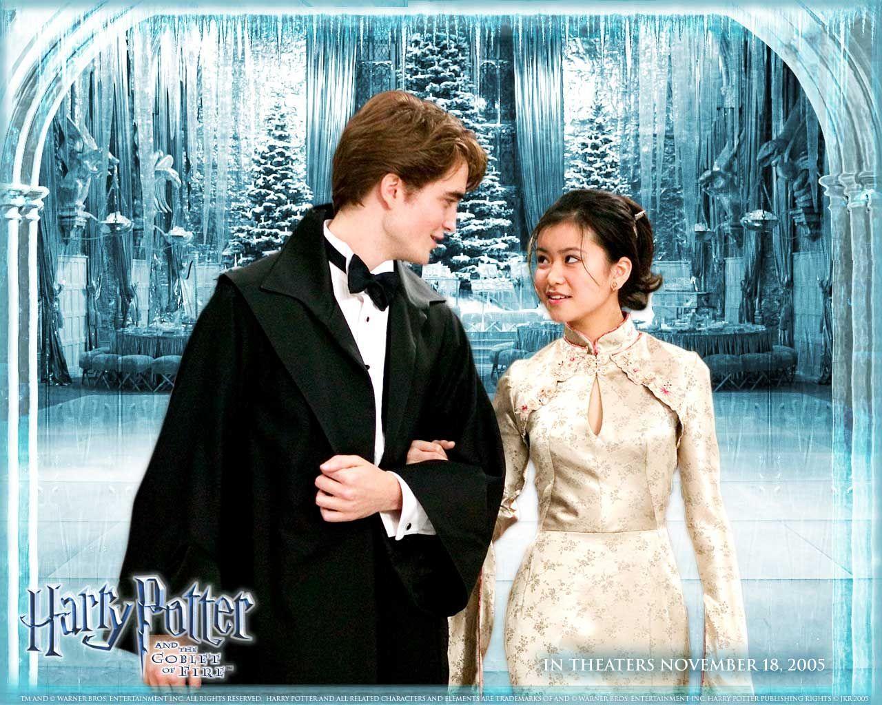 Cedric Diggory and Cho Chang at the Yule Ball. The Chosen One