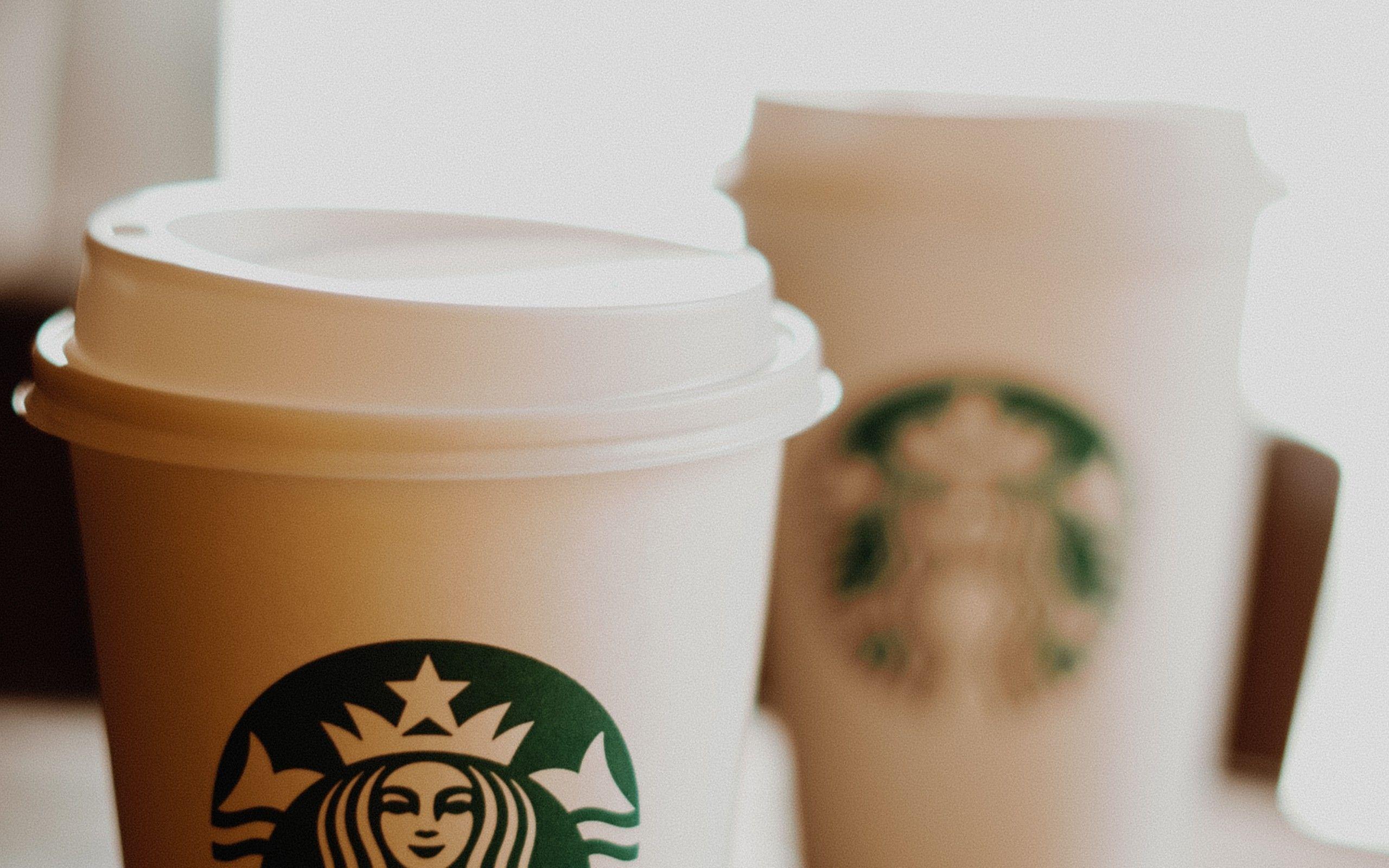 Download 2560x1600 Starbucks Cup, Coffee, Drinks, Logo Wallpaper