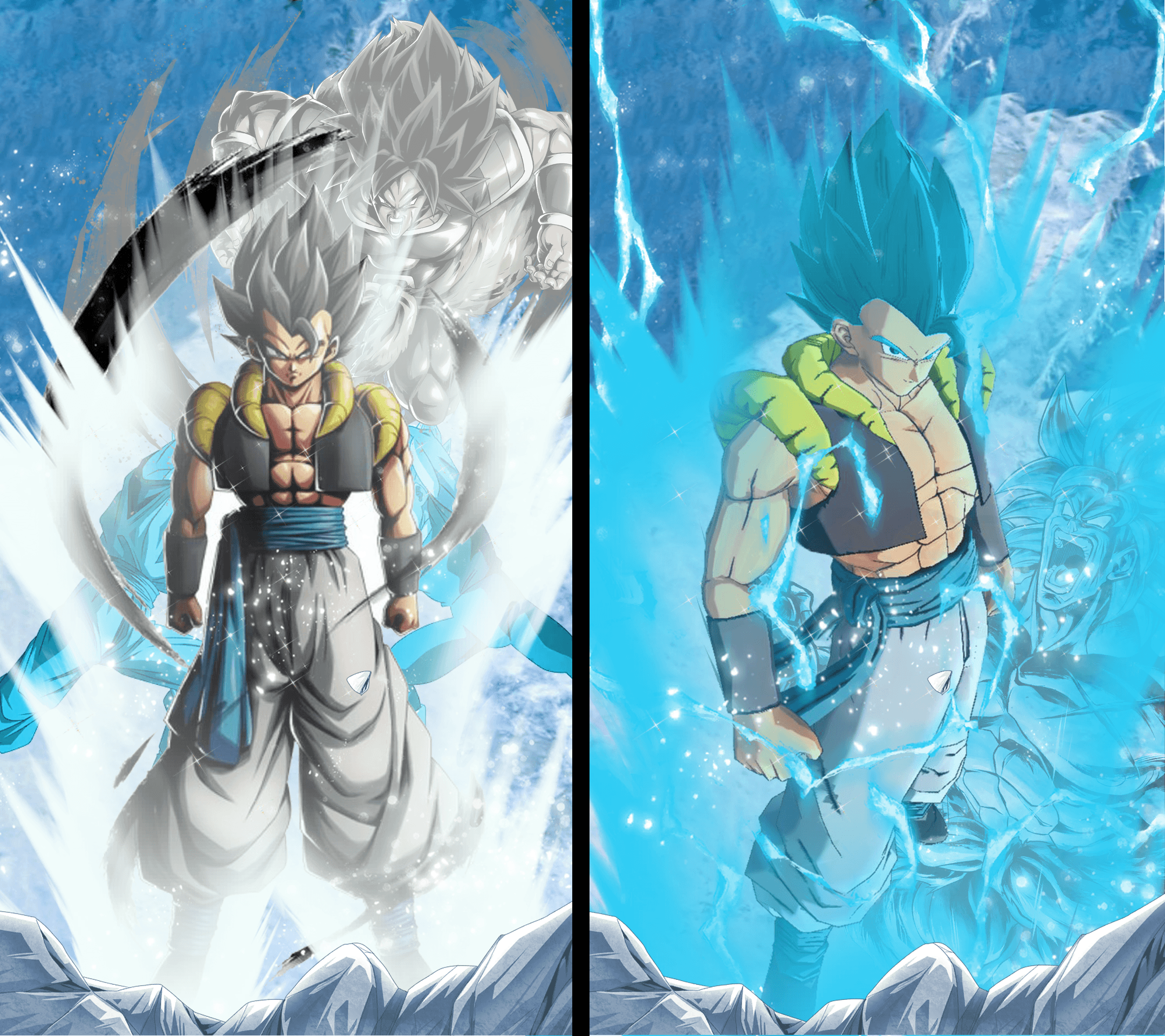 Gogeta vs Broly wallpaper by Suyado - Download on ZEDGE™