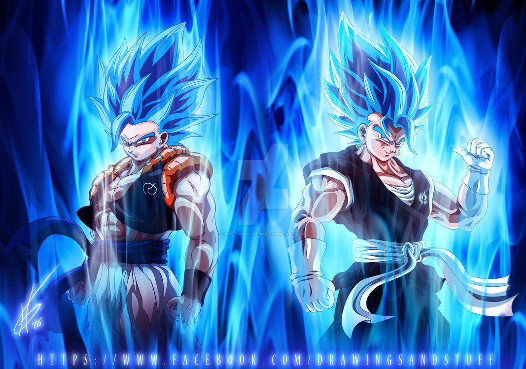 Download Ssj4 Gogeta And Vegito Wallpaper