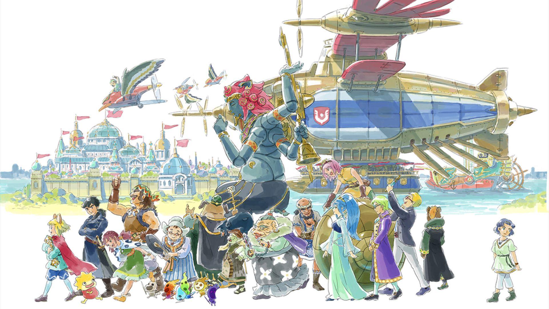Heroes' march. Wallpaper from Ni no Kuni II: Revenant Kingdom