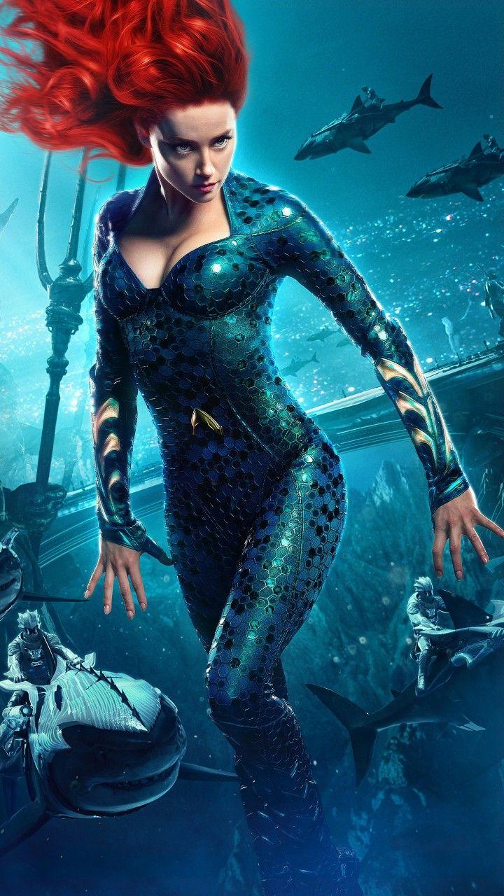 Amber Heard as Mera in Aquaman Wallpaper