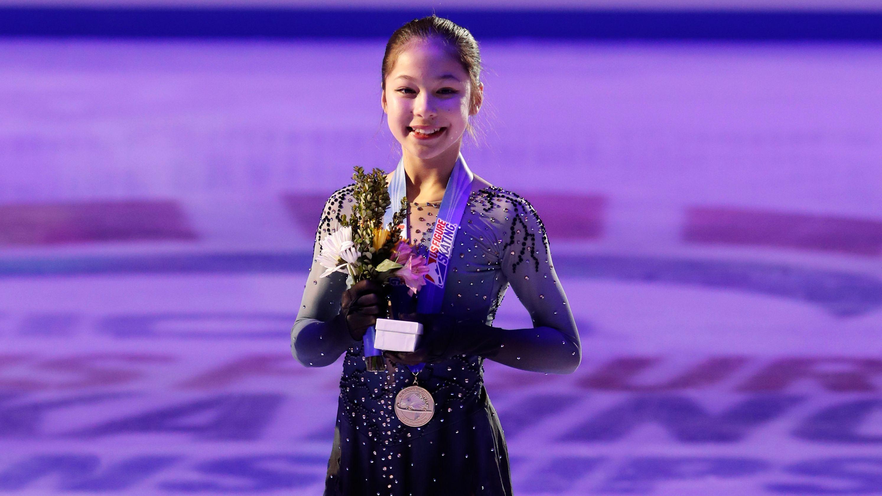 Alysa Liu, 13, becomes youngest U.S. women's figure skating champion