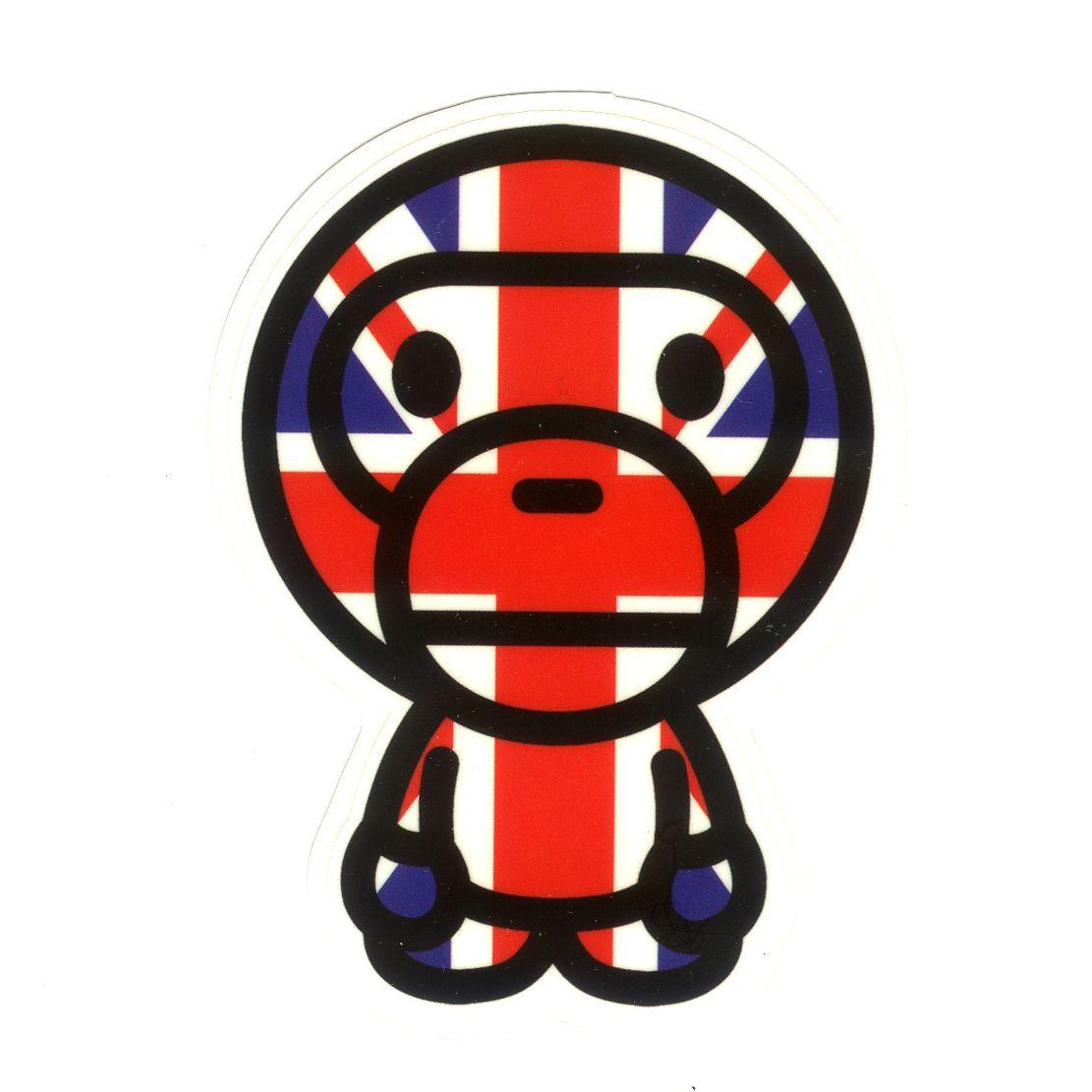 Baby Milo Union Jack UK Royal 8x6 cm, decal sticker. TaLiban
