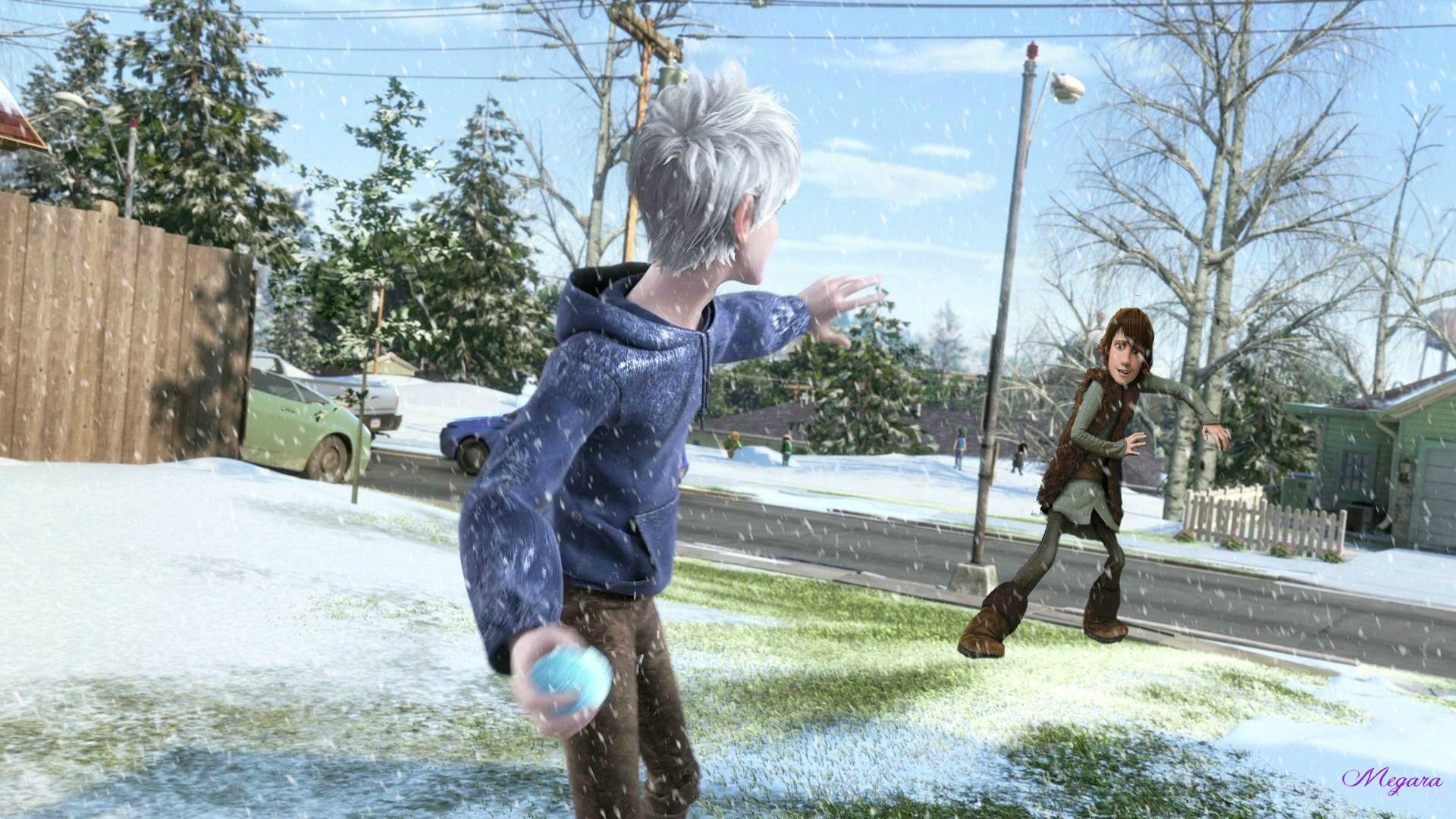 disney crossover image Snowball Fight HD wallpaper and background