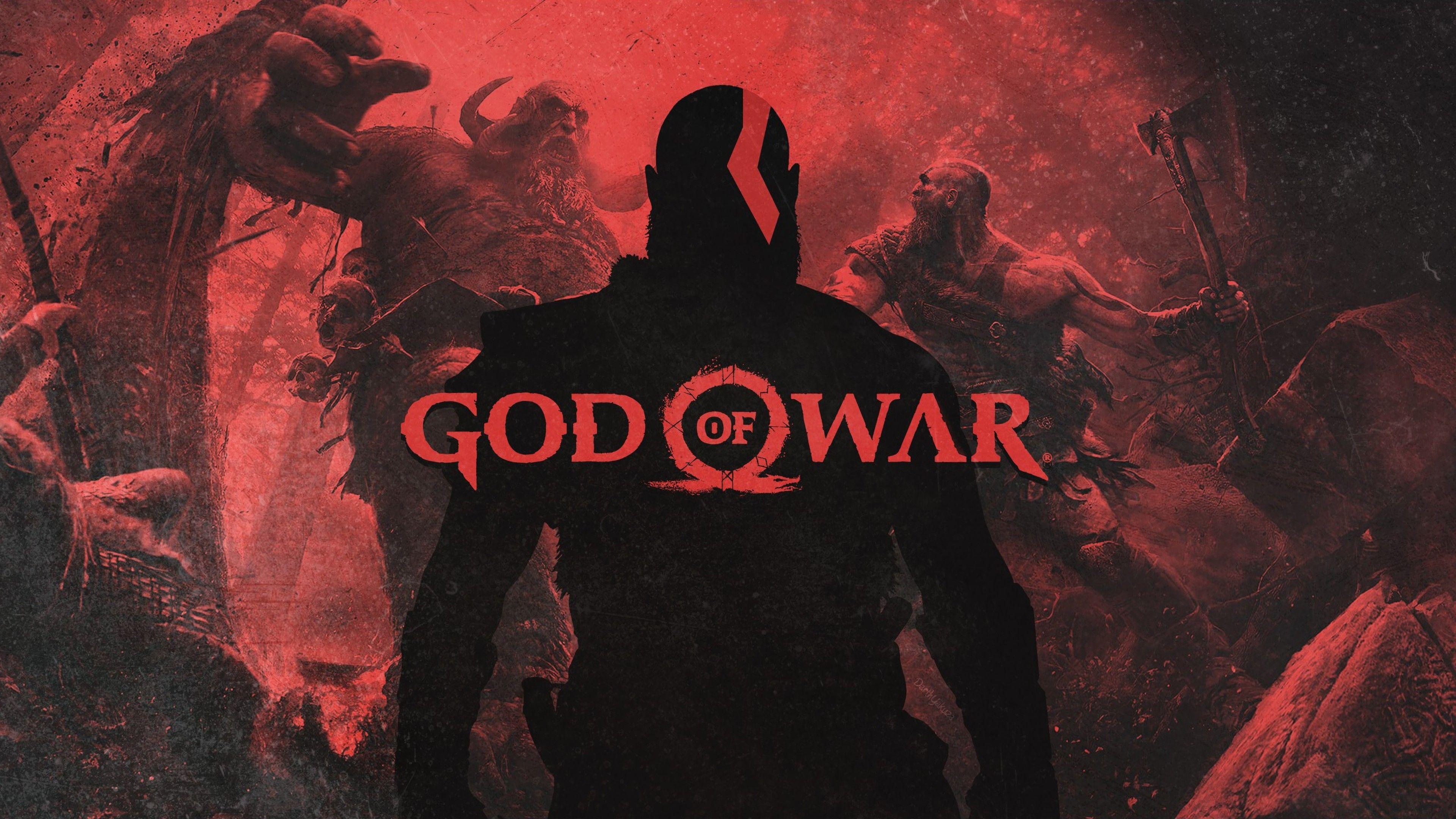 Wallpaper God Of War, poster, 4K, Games