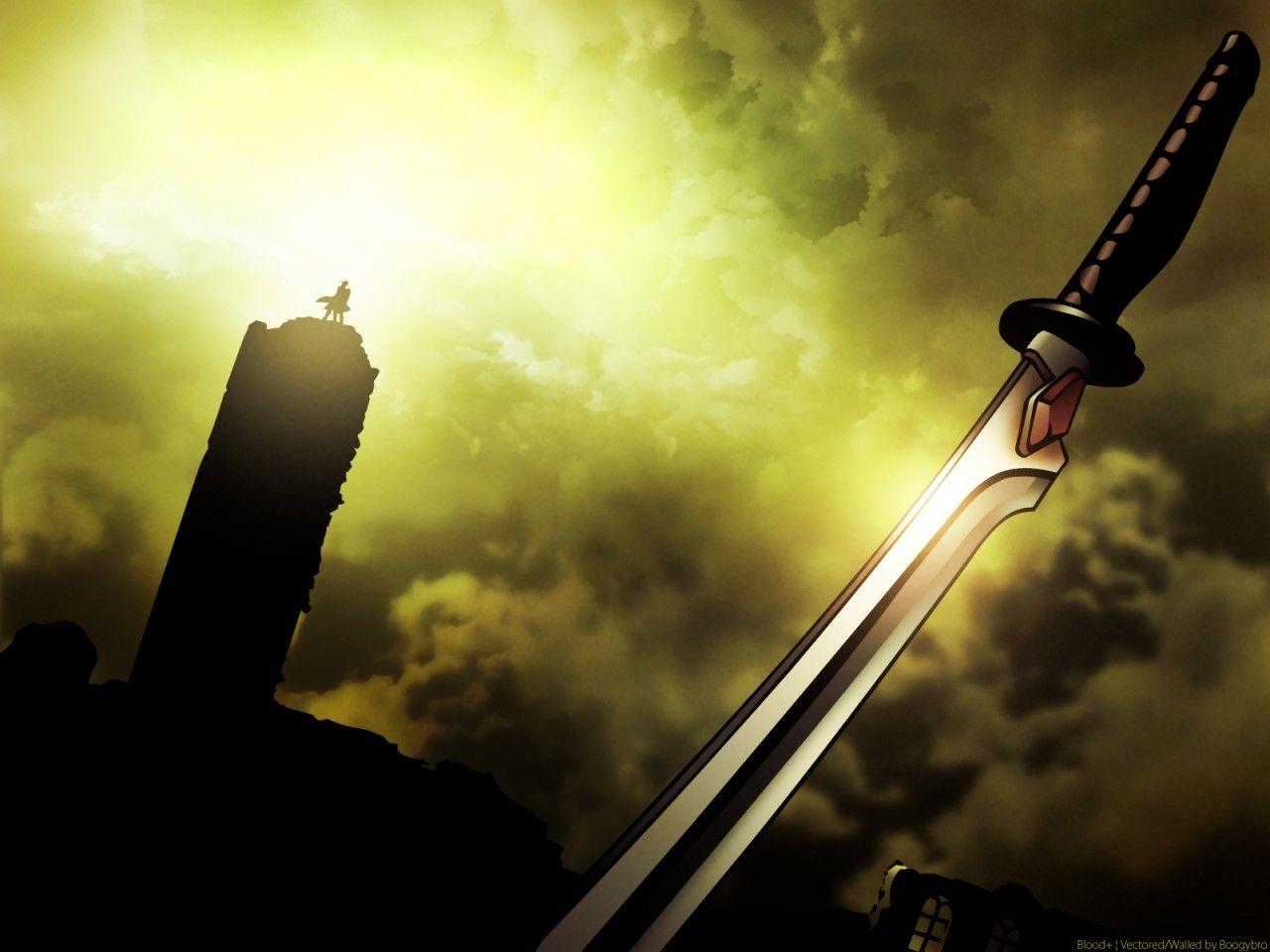 blood (anime) sword weapon. konachan.com.com Anime