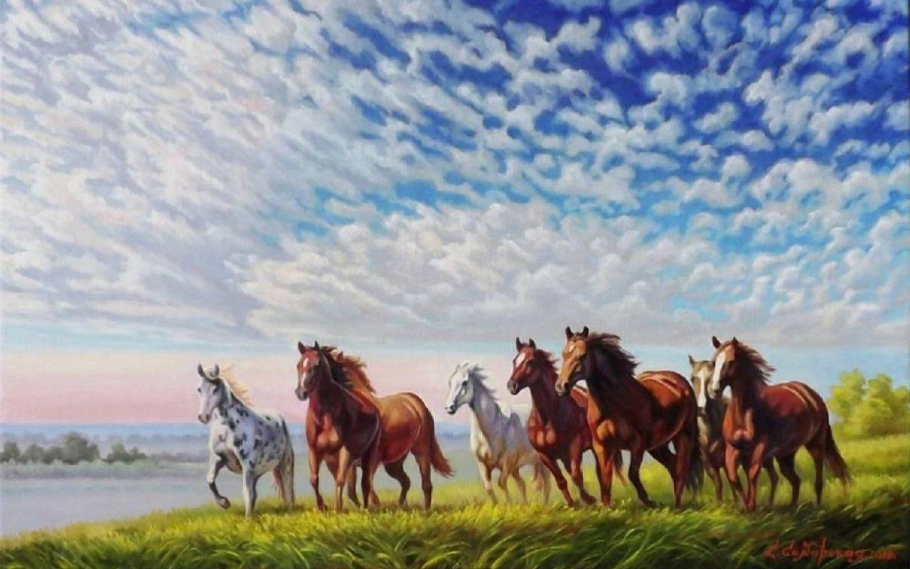 Wild Horses Running Field wallpaper. Wild Horses Running Field
