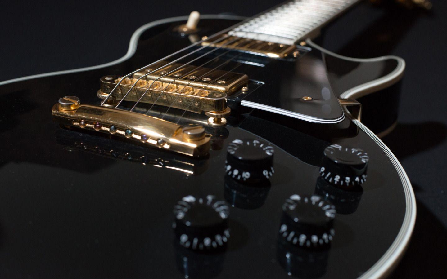Black Electric Guitar