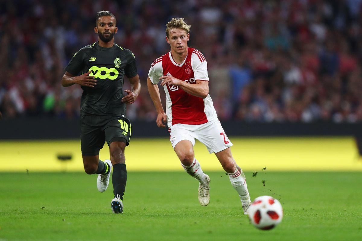 Report: Tottenham willing to meet Ajax's asking price for Frenkie De