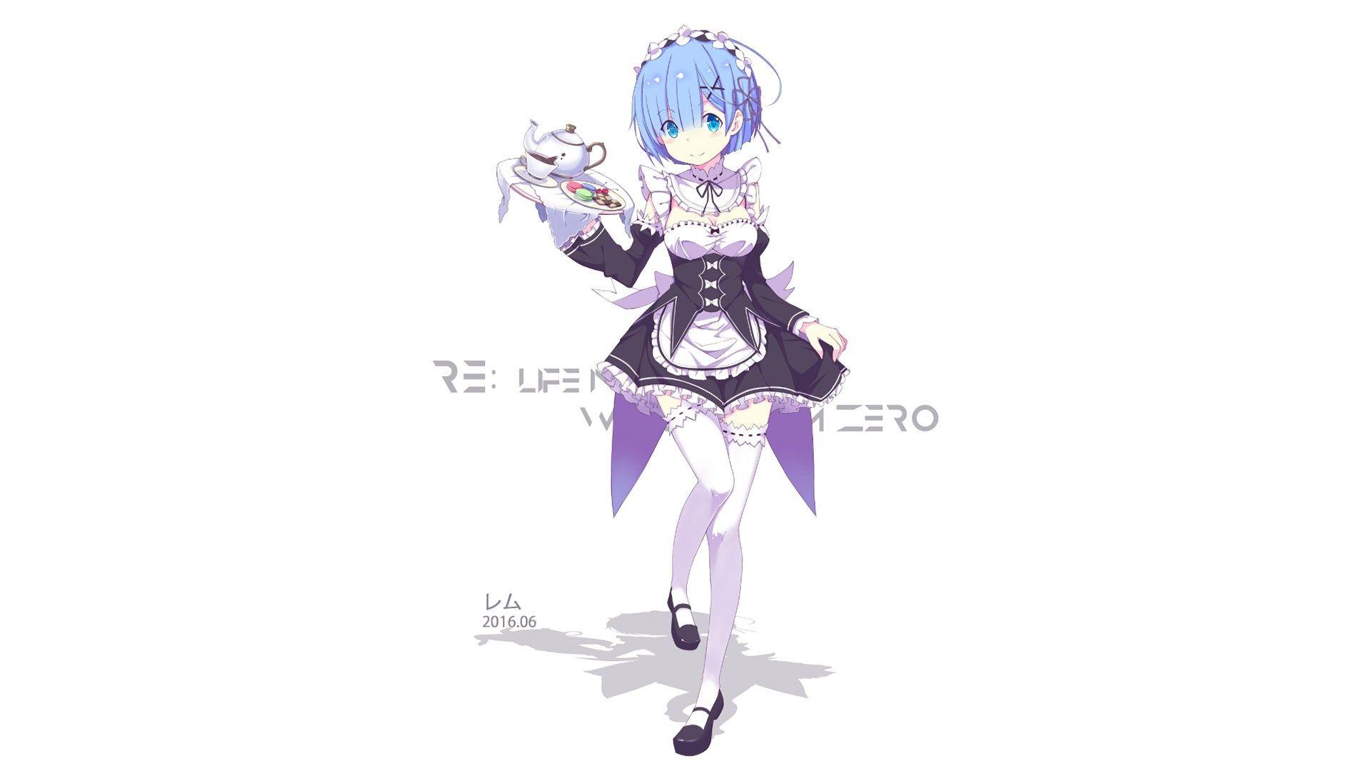 re zero kara hajimeru isekai seikatsu anime girls rem re zero