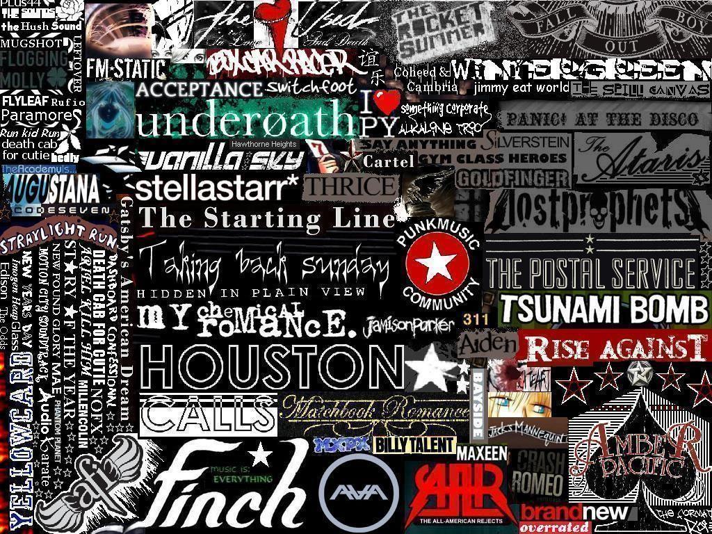 Bands Music Concerts Collage Wallpaper. Music, Bands