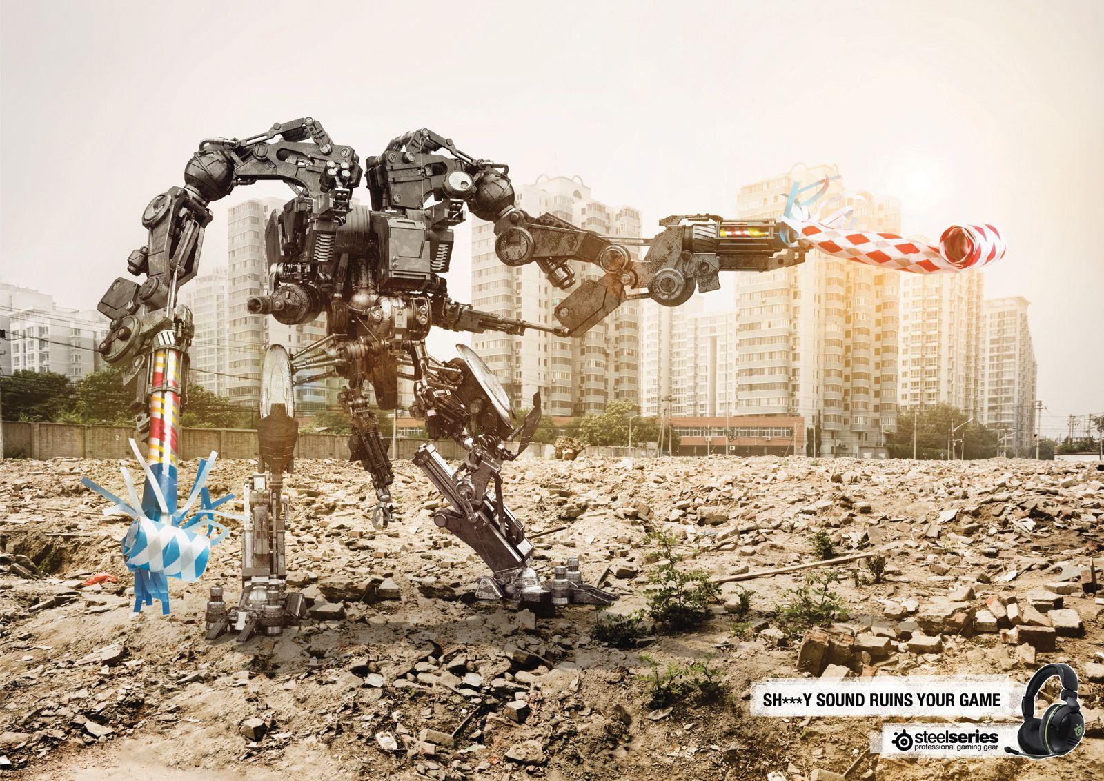 SteelSeries Print Advert By BBDO: Robot. Ads of the World™