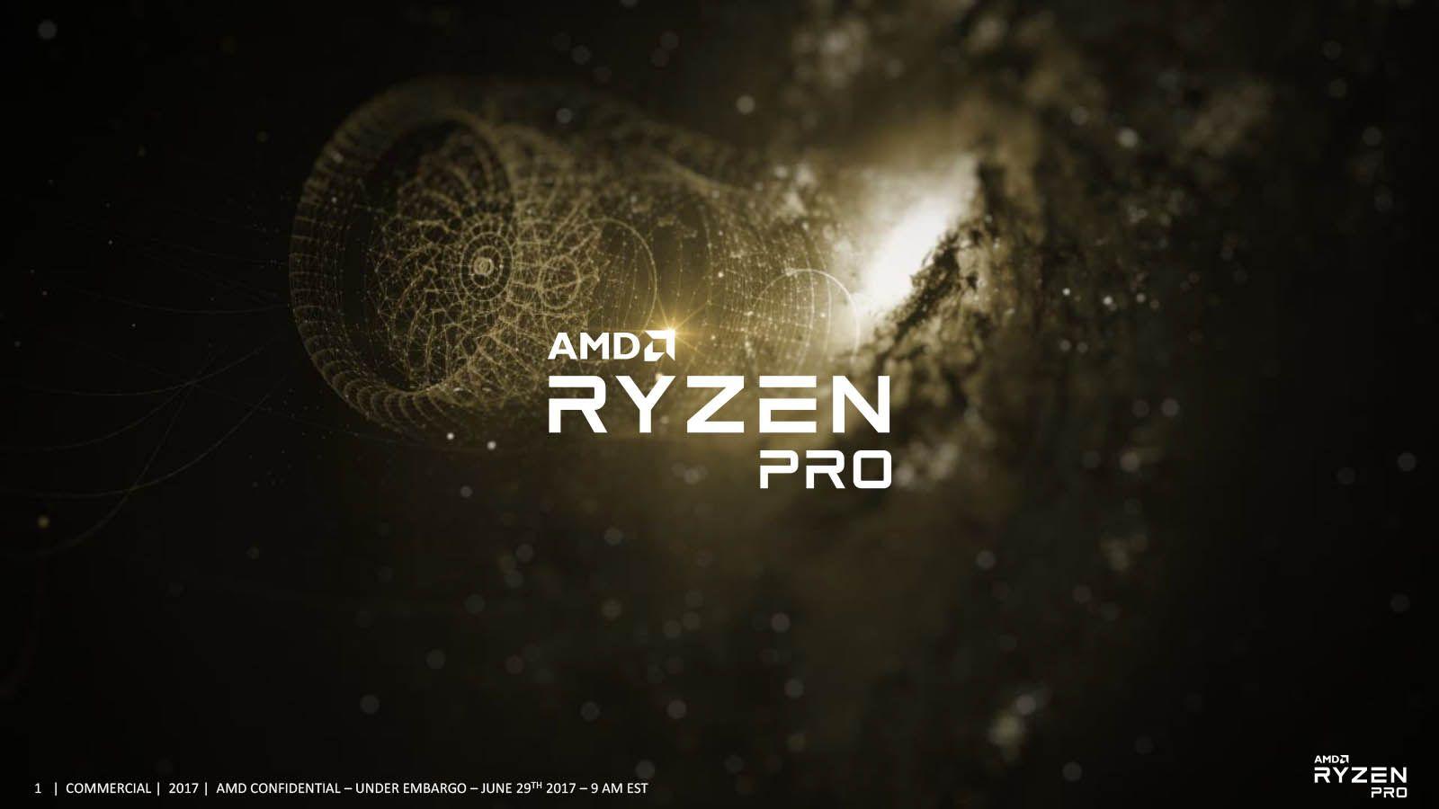 AMD Launches Ryzen PRO CPUs For Corporate Desktops