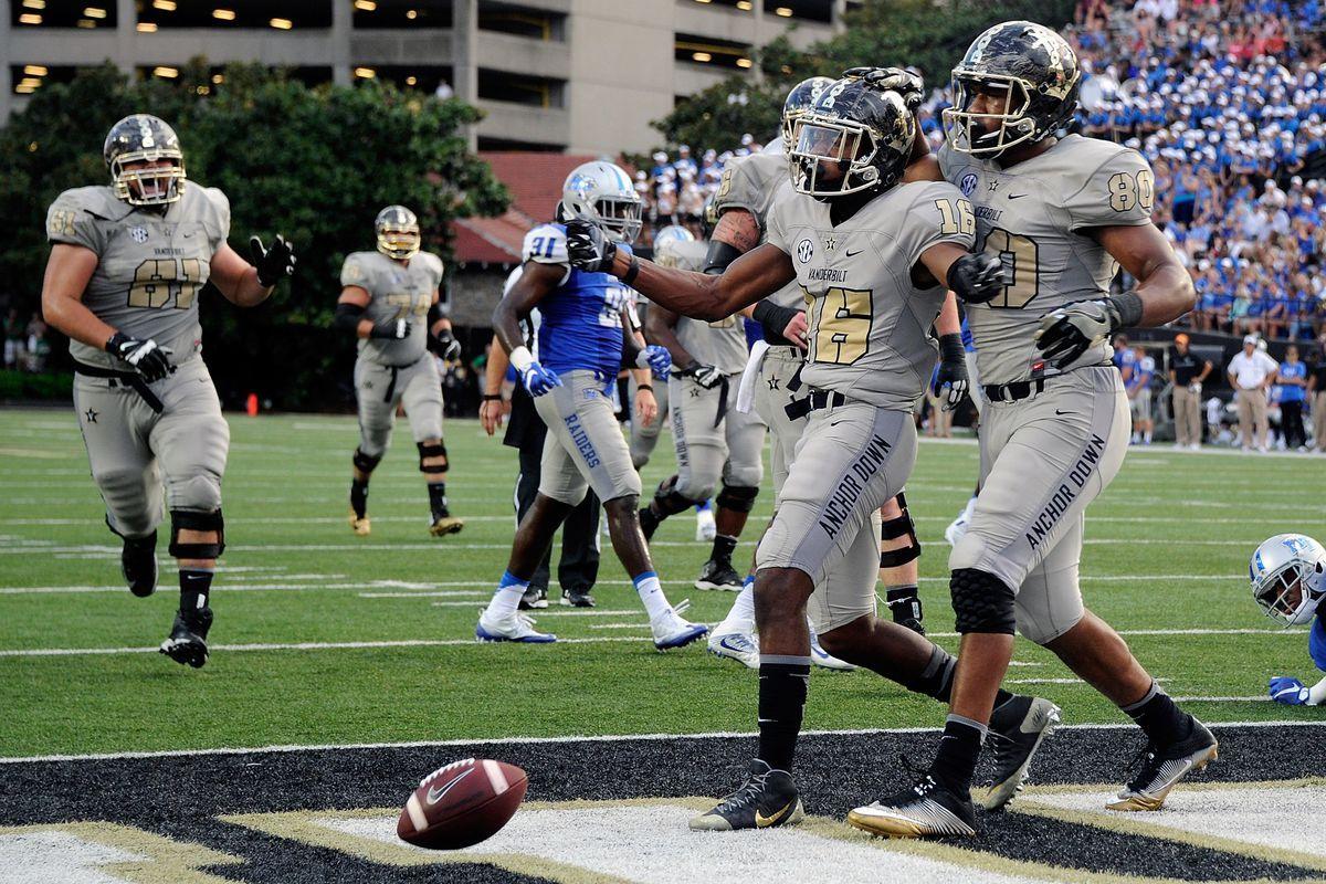 Game 1: Middle Tennessee State Blue Raiders at Vanderbilt Commodores