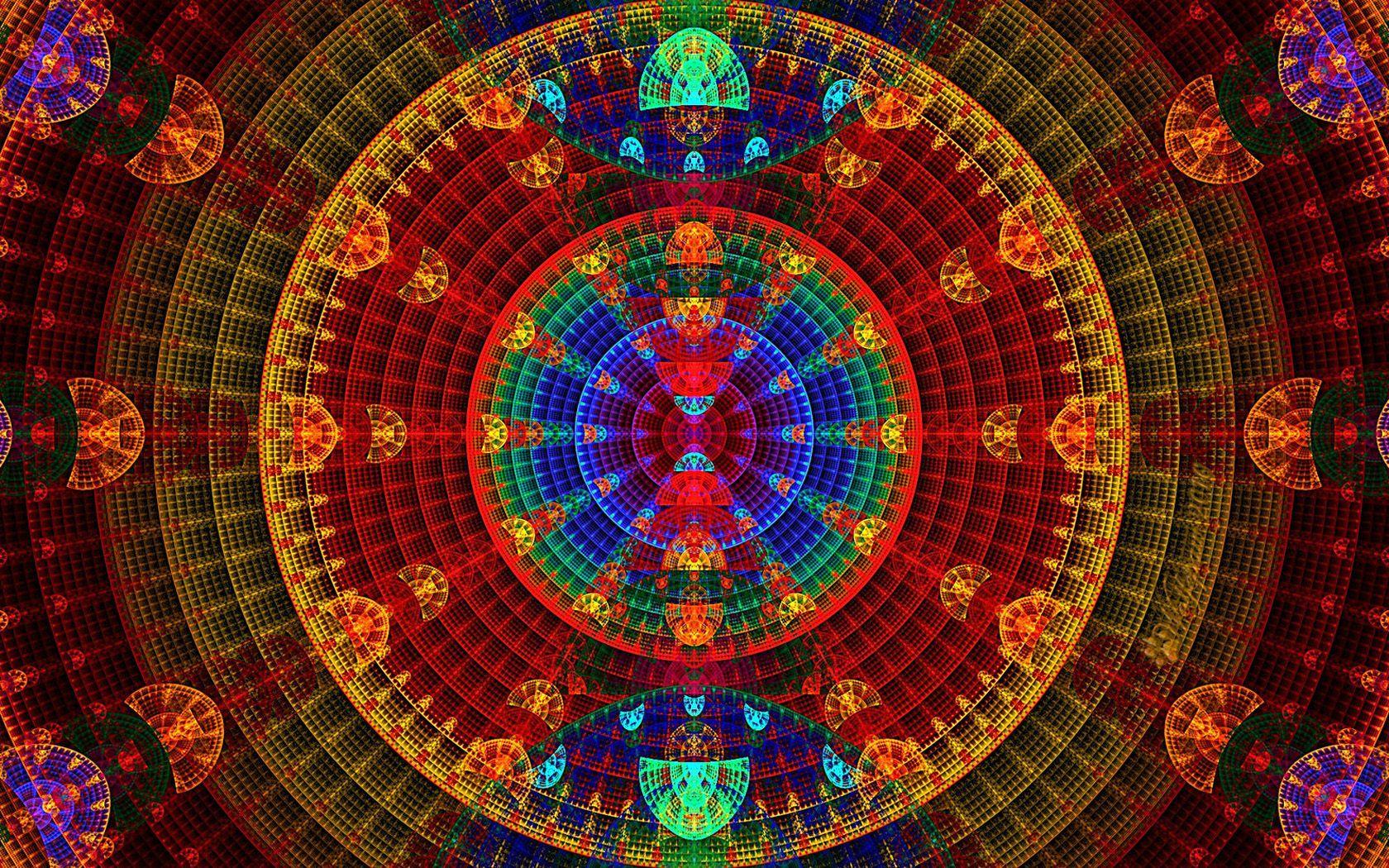 Occult Acid Colorful Trippy Background Pictureque