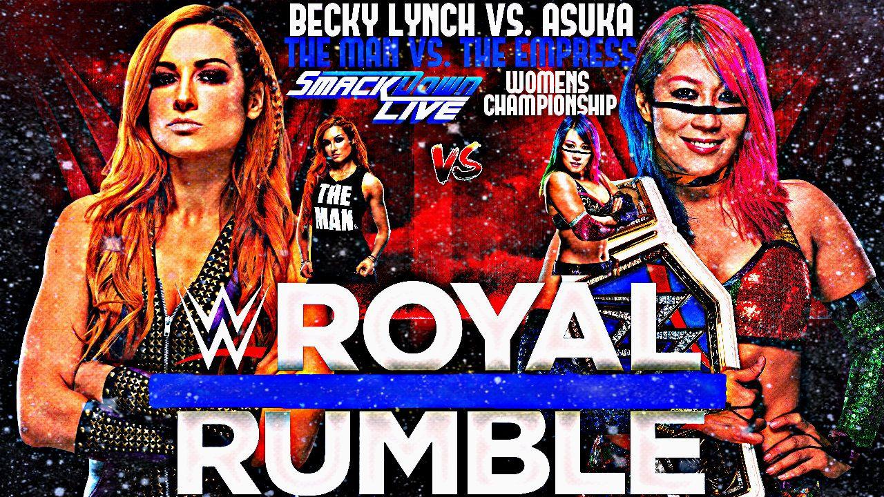 Becky Lynch VS. Asuka Royal Rumble 2019 Wallpaper