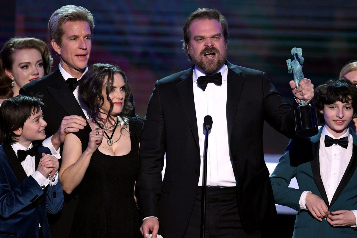 This rousing Stranger Things acceptance speech was just one of many