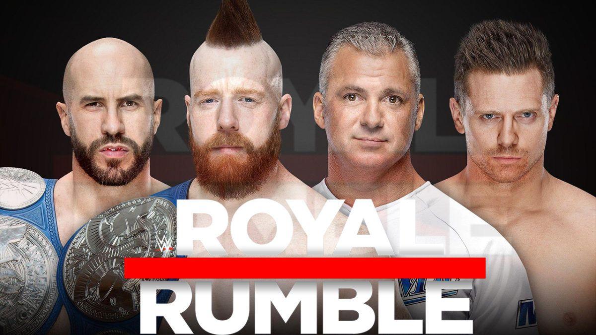 The Bar vs The Miz and Shane McMahon at Royal Rumble. WWE News