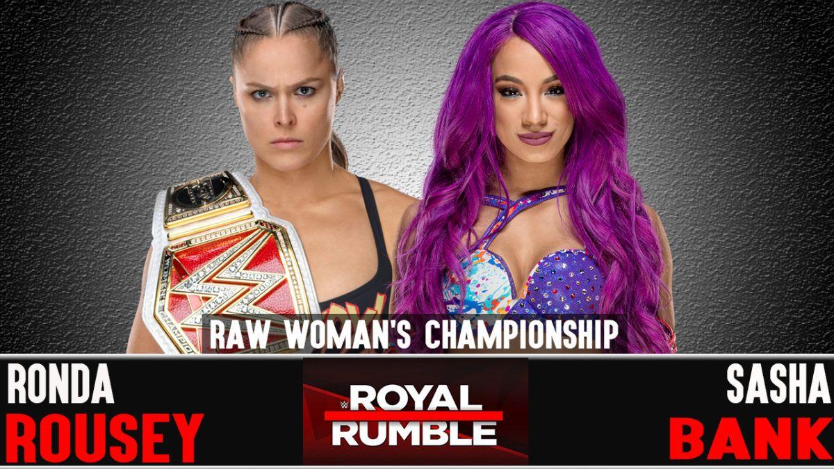 Ronda vs Sasha at Royal Rumble 2019. WWE News, Rumours, Videos
