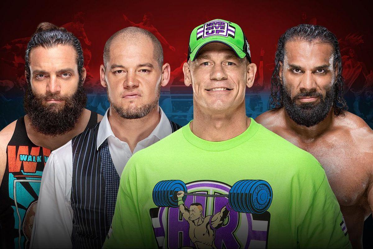 The favorites for the men's Royal Rumble match are all on Raw