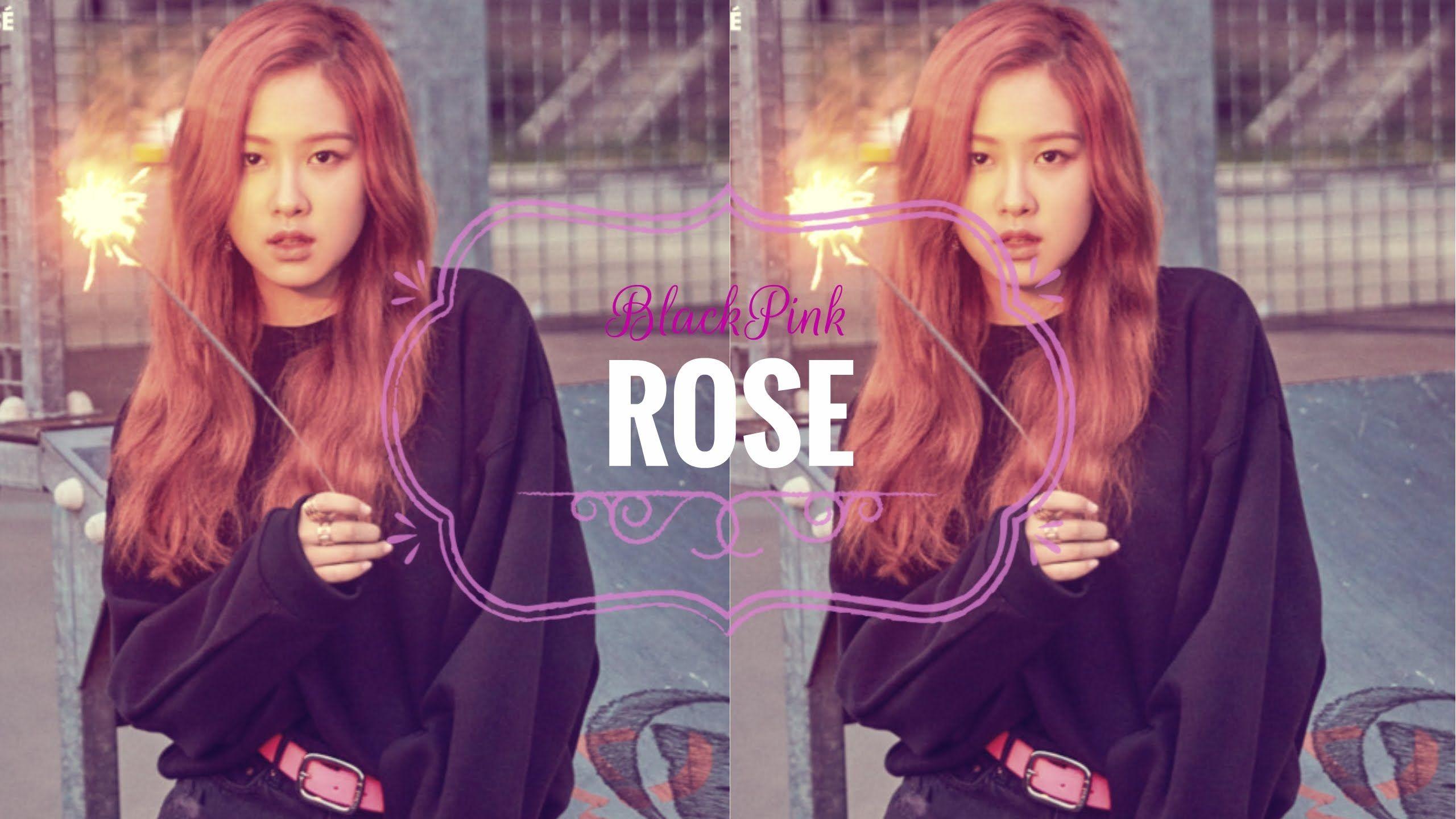 Black Pink image Rose HD wallpaper and background photo